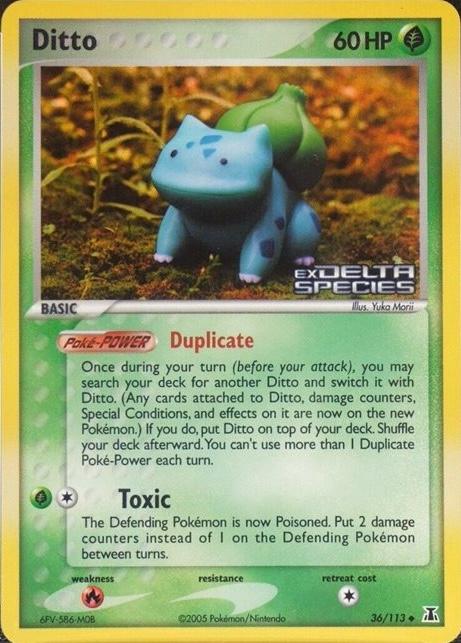 Ditto (Bulbasaur) [Reverse Holo]